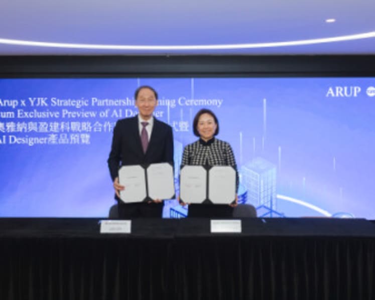 Arup partners YJK to launch AI Designer in Hong Kong to advance AI-enabled structural engineering