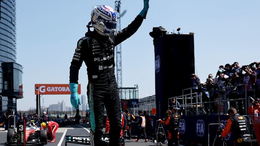 F1 leader Russell wins Shanghai sprint for Mercedes