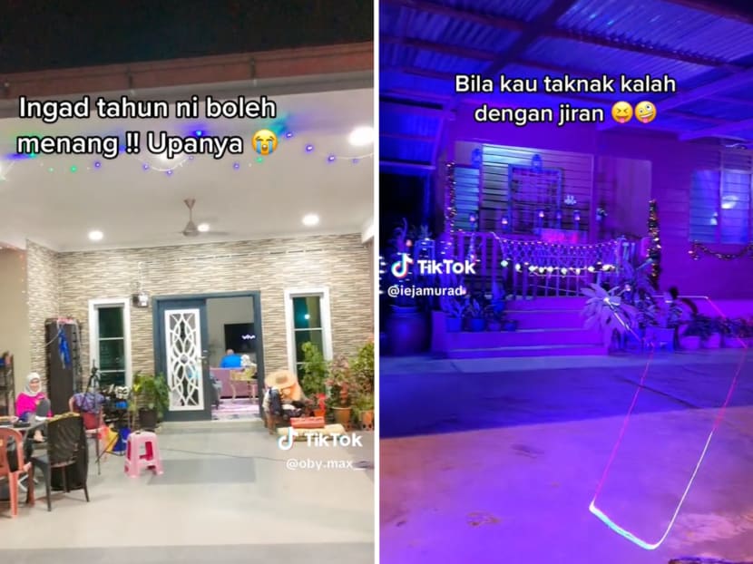 Two next-door neighbours in Selangor, Malaysia have recently gone viral on TikTok for their friendly rivalry over Hari Raya lights. Two next-door neighbours in Selangor, Malaysia have recently gone viral on TikTok for their friendly rivalry over Hari Raya lights.