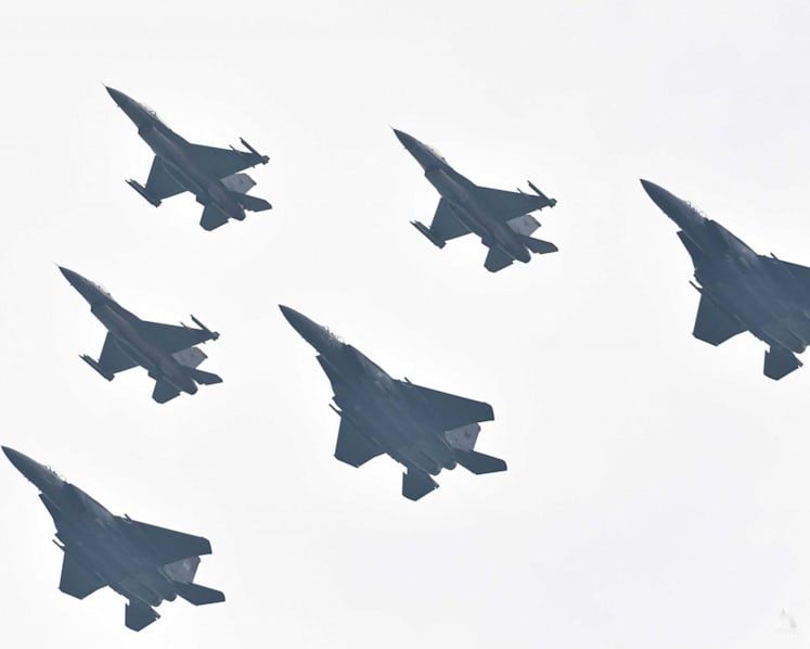 FPDA nations mark 50 years of defence pact with aerial, naval display at Marina South