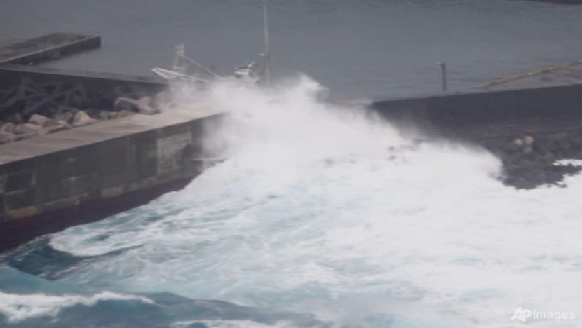 Typhoon off southern Japan, heavy rain expected nationwide