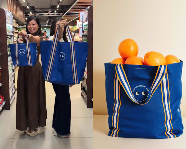 Anya Hindmarch's Universal Bag now available for sale at FairPrice Finest, also comes in new small size