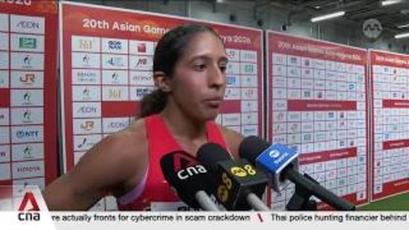 Asian Games 2026: Singapore sprinter Shanti Pereira books spot in women's 100m semi-finals 