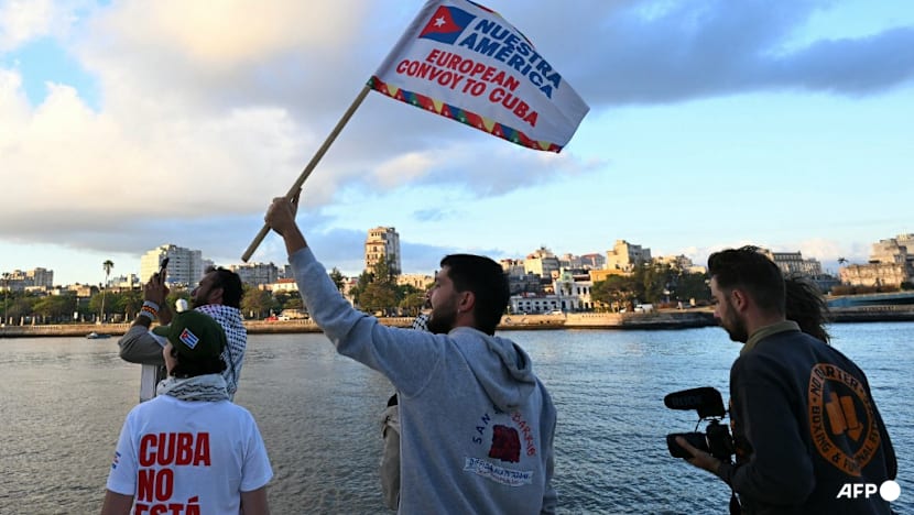 Aid flotilla arrives in Cuba as US oil blockade bites