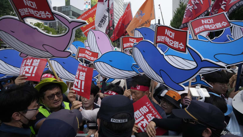 South Korean opposition steps up pressure on government to condemn Japan’s Fukushima water release South Korean opposition steps up pressure on government to condemn Japan’s Fukushima water release