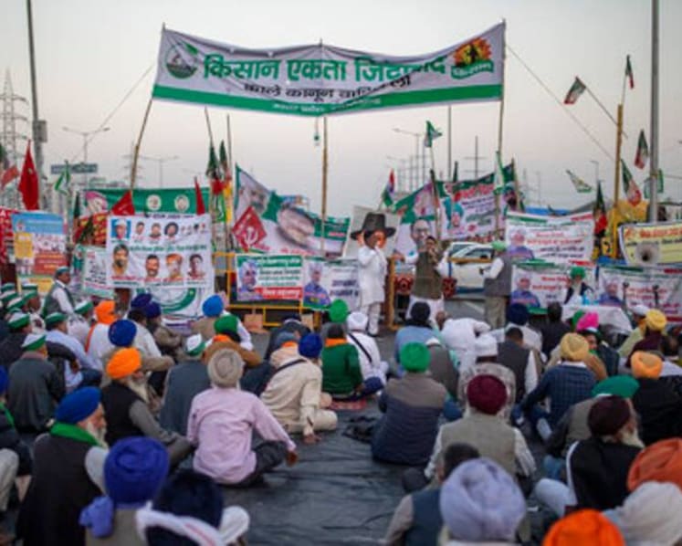 Protesting Indian farmers call for second strike in a week