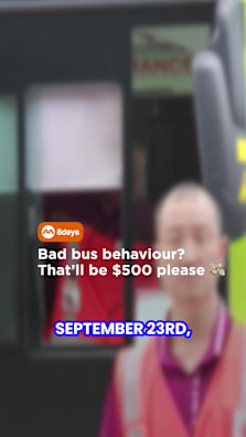 Bye bye to bad bus behaviour? #8dayssg #8dayssgtrending #fypsg #sgnews #sgtiktok 