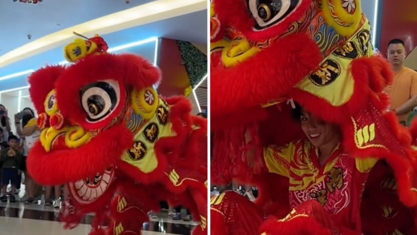 #trending: 'Handsome' S'pore lion dancer who went viral on TikTok 'flattered and thankful' for netizens' support