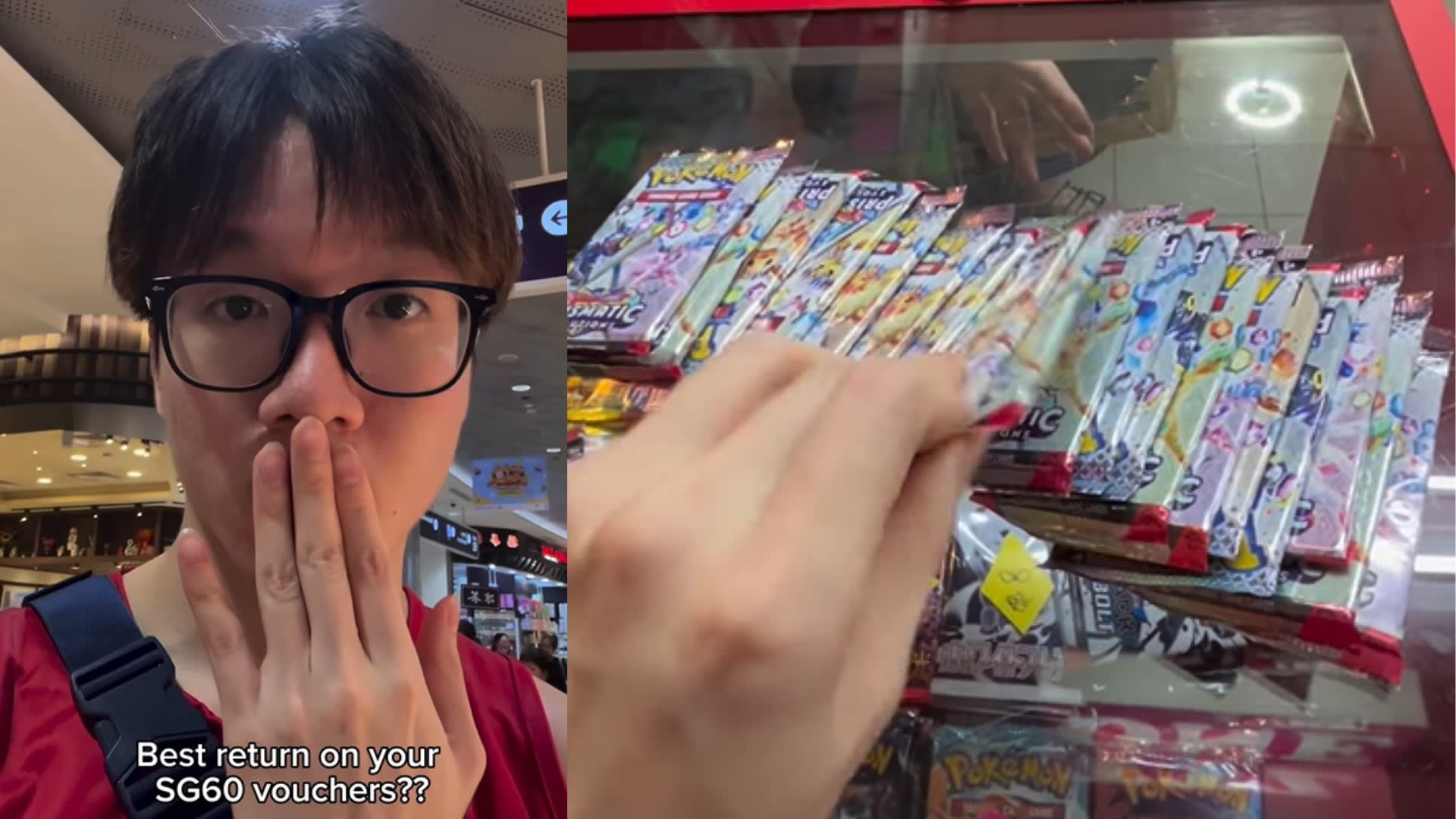 Man Spends His SG60 Vouchers On Pokémon Cards Instead Of Body Wash Or  Vegetables - 8days