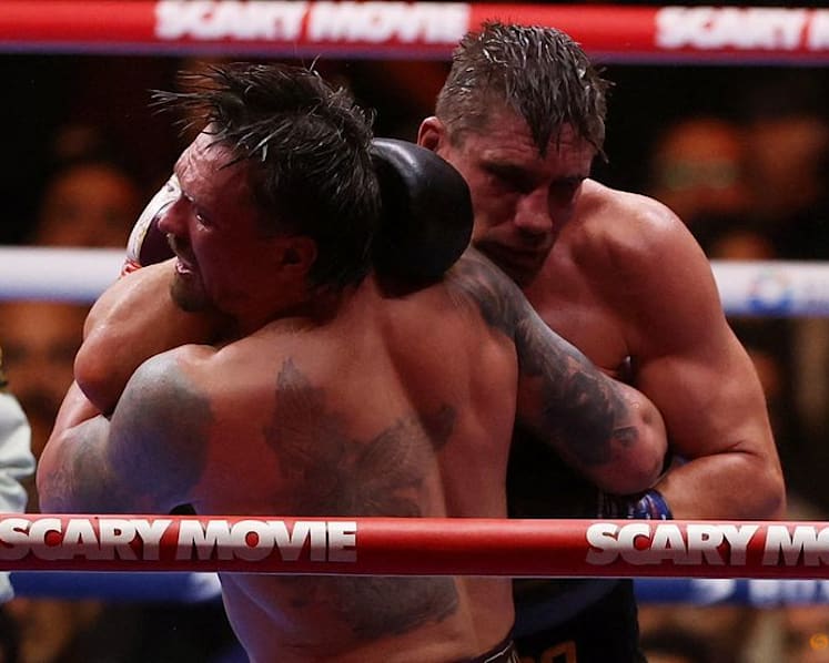 Usyk avoids shock defeat with 11th round stoppage of Verhoeven
