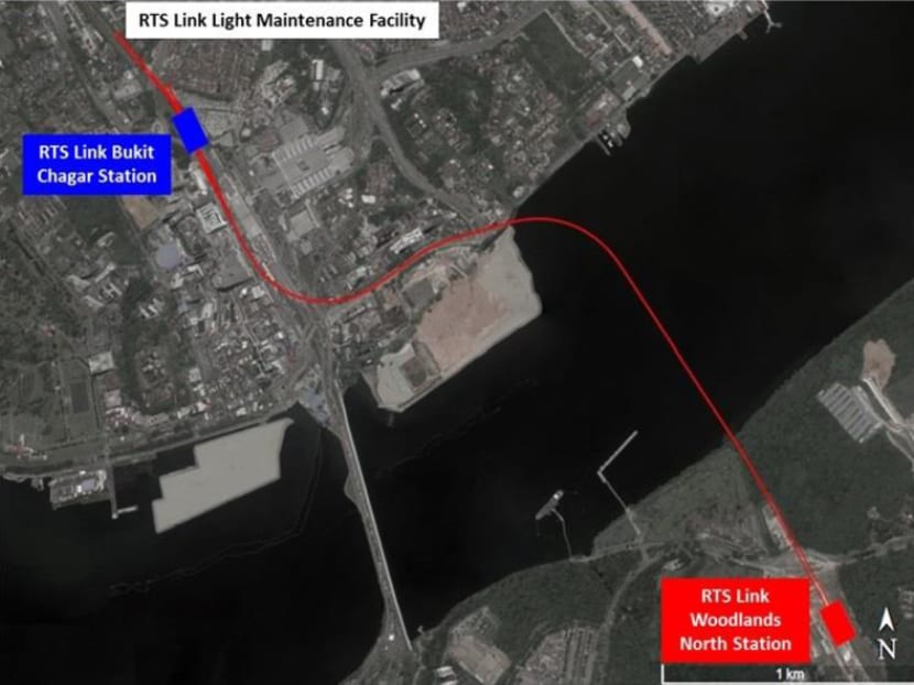The RTS will connect Bukit Chagar in Johor Bahru to Woodlands in Singapore, and is expected to serve 10,000 passengers per hour each way. It was meant to be completed by 2024, but is now behind schedule. The RTS will connect Bukit Chagar in Johor Bahru to Woodlands in Singapore, and is expected to serve 10,000 passengers per hour each way. It was meant to be completed by 2024, but is now behind schedule.