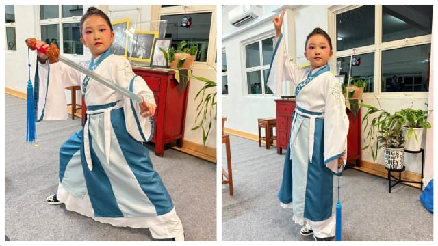 越韵在狮城：十岁女生女扮男装登台唱戏
