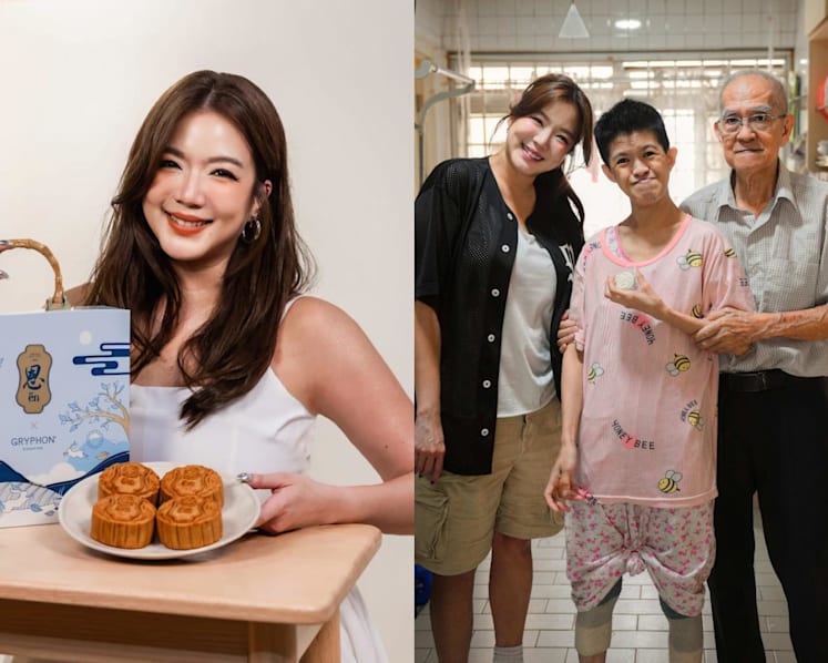 Rui En launches collagen-infused mooncakes, proceeds to go to elderly widower with daughter with special needs