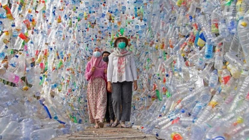 Muzium di Indonesia guna 10,000 sampah plastik tingkat kesedaran krisis pencemaran Muzium di Indonesia guna 10,000 sampah plastik tingkat kesedaran krisis pencemaran