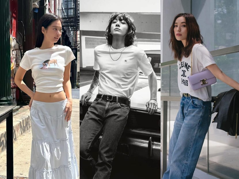 From Hollywood rebels to K-pop icons: A brief history of the white T-shirt and how to style it today From Hollywood rebels to K-pop icons: A brief history of the white T-shirt and how to style it today