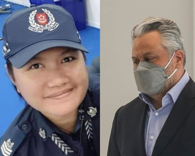 Man on trial for causing death of police officer by driving into her at Shenton Way crossing