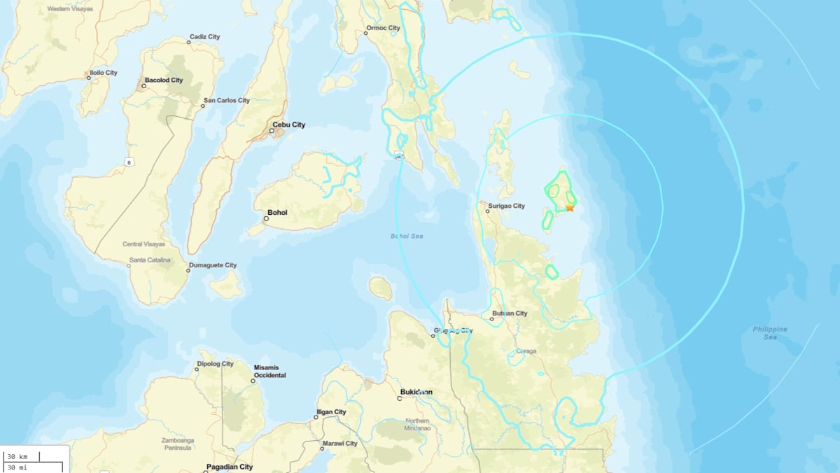 Magnitude 6.1 quake hits southern Philippines