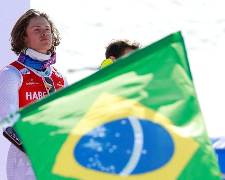 Alpine skiing-Braathen wins Kranjska Gora giant to put pressure on Odermatt