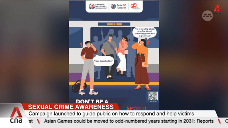 Singapore police launch year-long campaign to encourage public to report sexual crimes