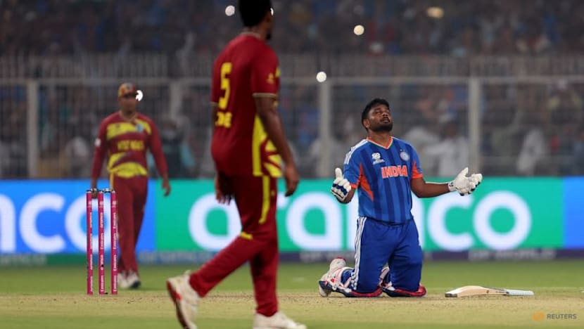Samson guides India to T20 World Cup semis in nervy win over West Indies