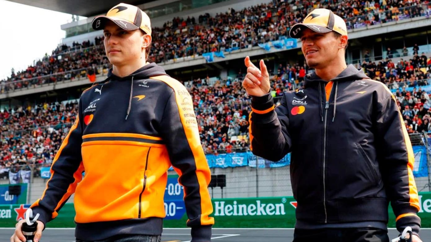 F1中国大奖赛：诺里斯和皮亚斯特里因赛车故障退赛