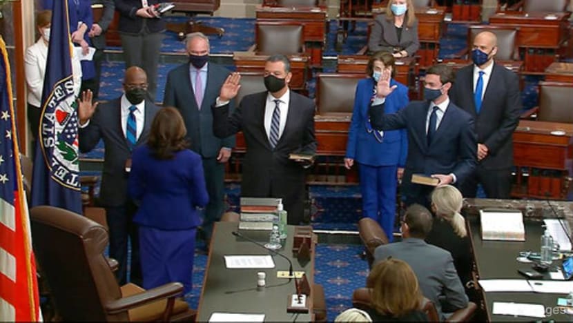 Democrats gain US Senate control as new members take oath