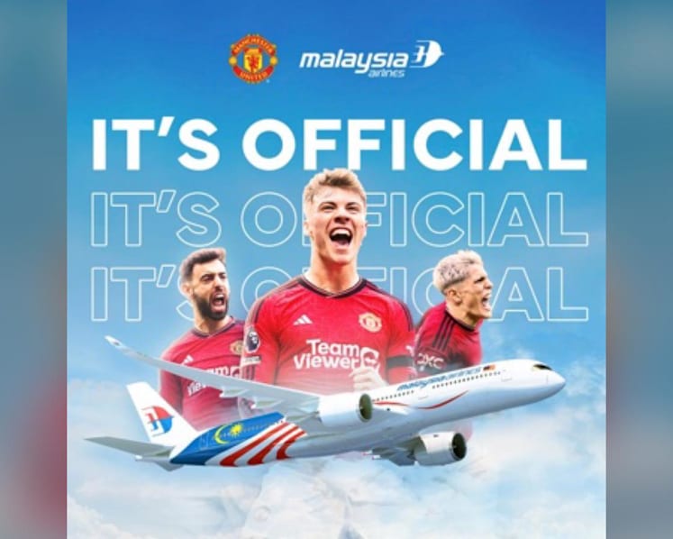 Malaysia Airlines is now Manchester United’s official commercial airline