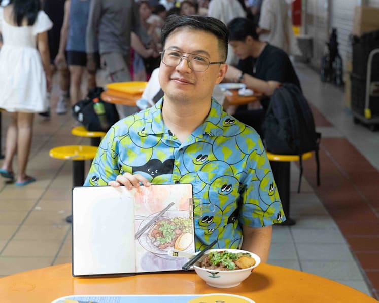 The Stories Behind: Shy urban sketcher gives away portraits of strangers to ‘make them happy’