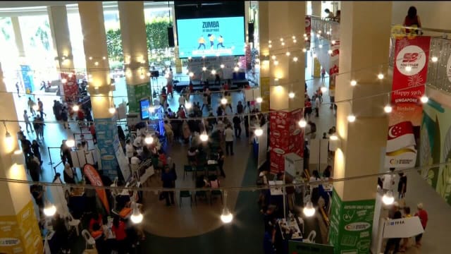 甘榜菜市民众俱乐部举行活动 推广健康生活贴士