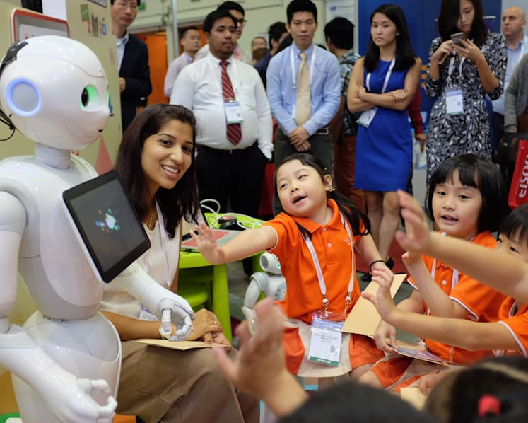 Robots in pre-schools ‘make lessons interactive, fun’