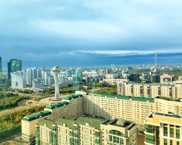 In Kazakhstan’s capital, no Borat, only gleaming skyscrapers and modern architecture