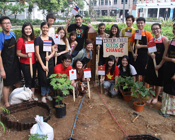 SMU celebrates World Food Day with food recycling project
