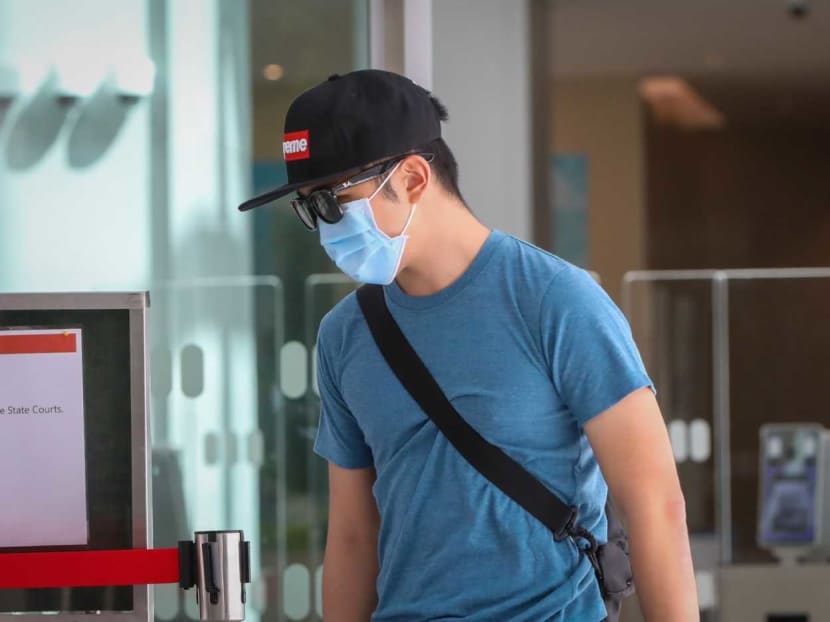 Ryan You Jun Chao, 25, pictured outside the State Courts on Feb 28, 2020.