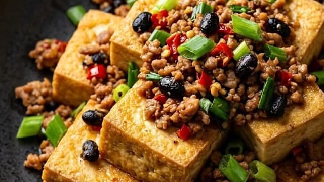 食谱：豆豉肉末豆腐