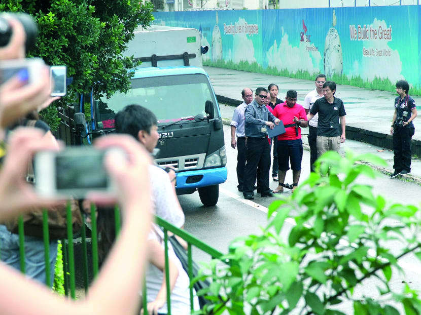 Headless body case: Murder suspect taken back to crime scene