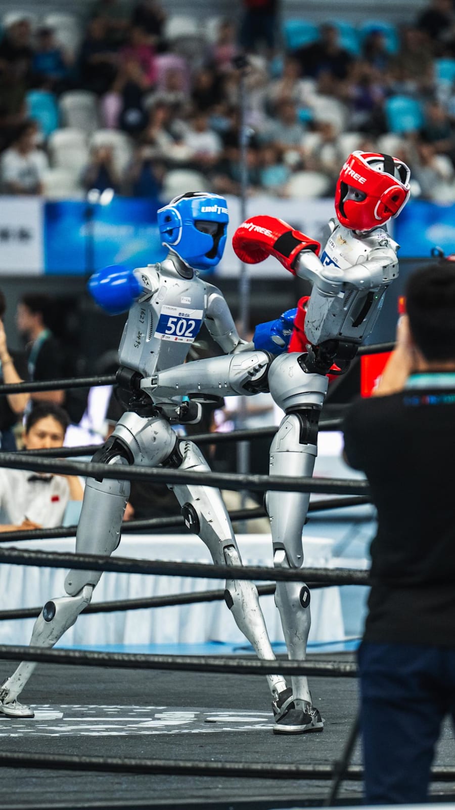At China's 'robot Olympics', humanoids spar, sprint and perform taichi