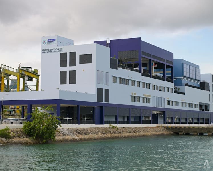 SCDF opens marine HQ on Pulau Brani with real-time surveillance tech, ship rescue training facilities