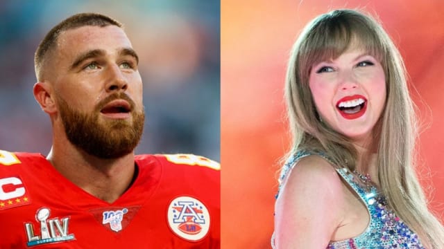 本地第5场演出结束　Taylor Swift和男友Travis Kelce相拥画面被捕获