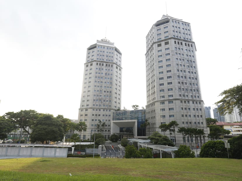 The Ministry of Home Affairs building in Singapore (pictured). The two self-radicalised Singaporeans were detained under the ISA in 2015 and 2016.