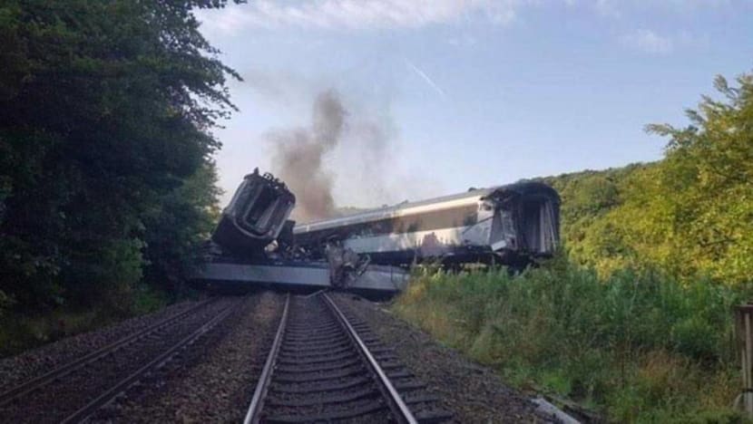Serious injuries after train derails in UK, says Scotland's first minister