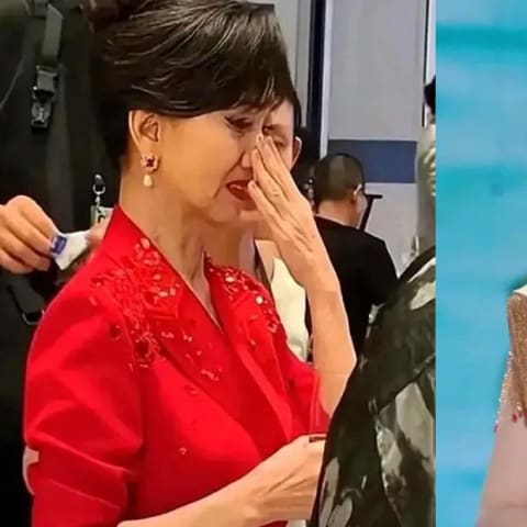 突发！活动后台赵雅芝突然爆哭，引发观众担忧，现场情况曝光