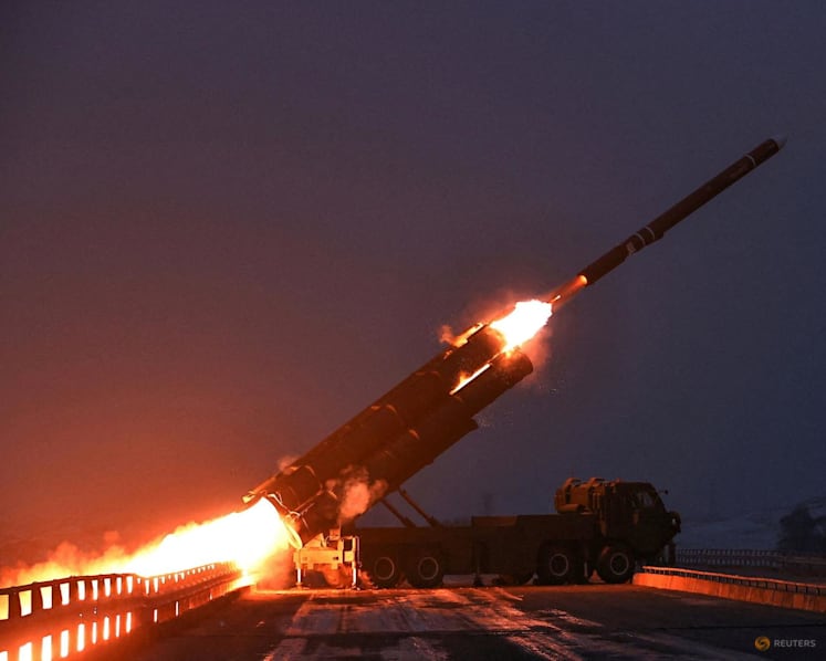 North Korea's Kim Jong Un oversees cruise missile launching drill