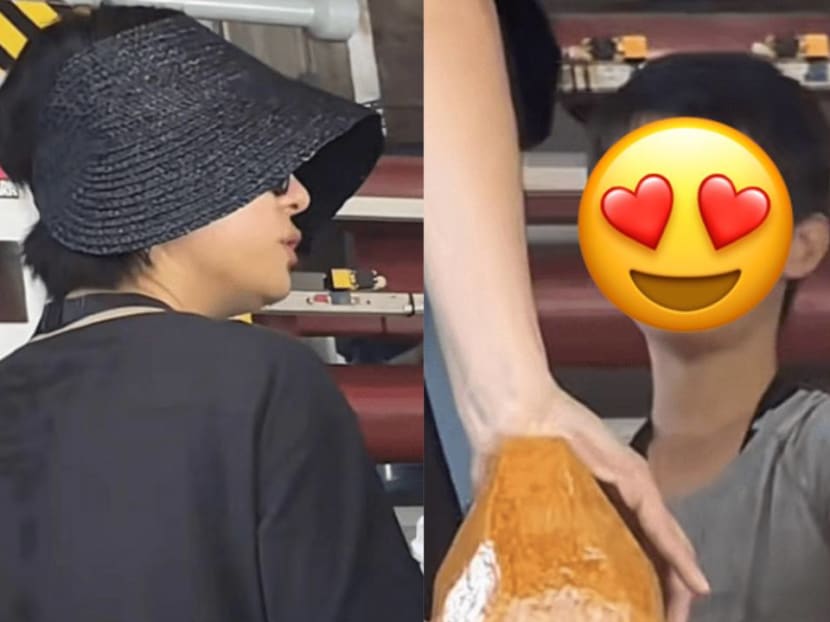 Chinese actress Sun Li spotted at Universal Studios Singapore with her 2 kids; son looks just like her