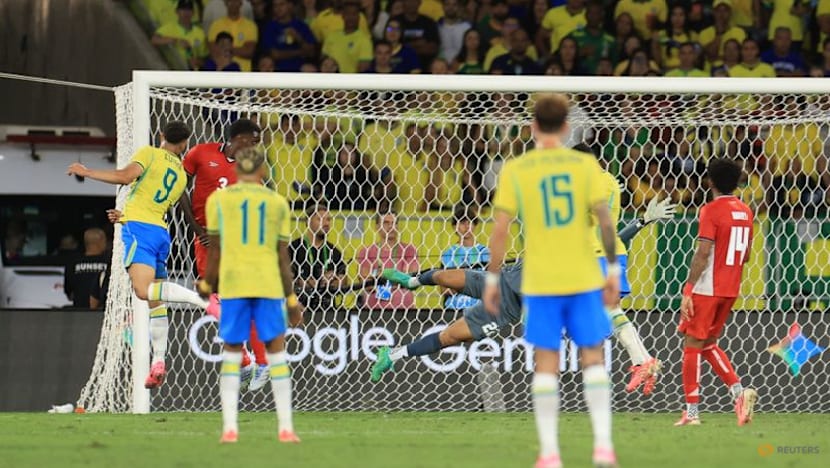 Vinicius brings Maracana curtain-raiser to life as Brazil rout Panama 6-2