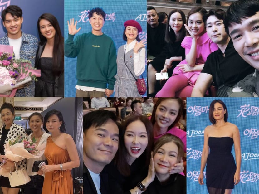 Local Stars Turn Up In Full Force For Hong Huifang At The Premiere Of Her Movie Ajoomma