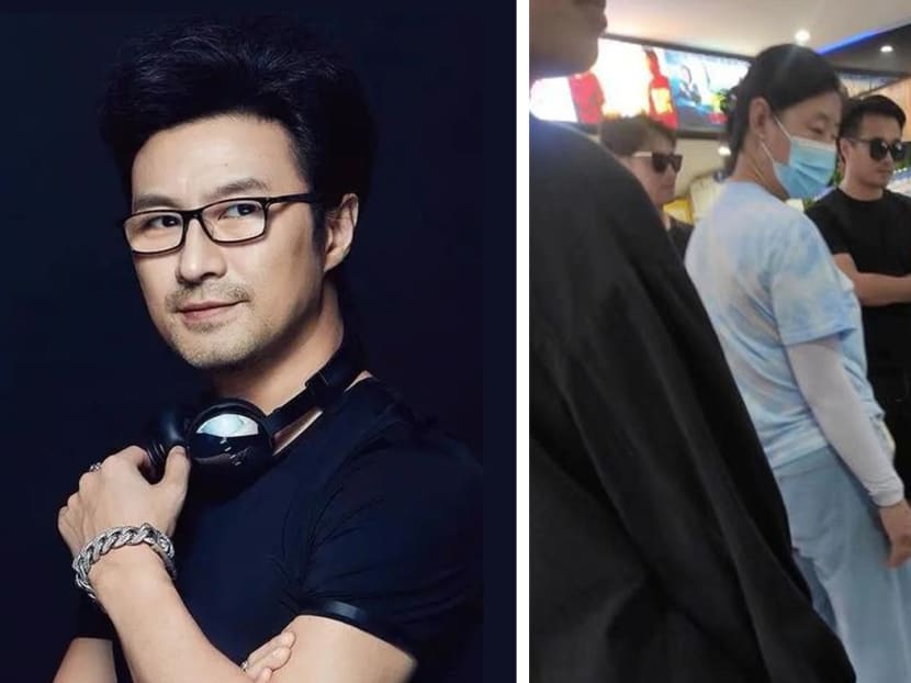 Zhang Ziyi's husband Wang Feng spotted at movies with kids... and 2 bodyguards and 2 nannies
