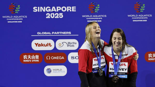 麦金托什勇夺第二金 加拿大女子200米混合泳包办金铜