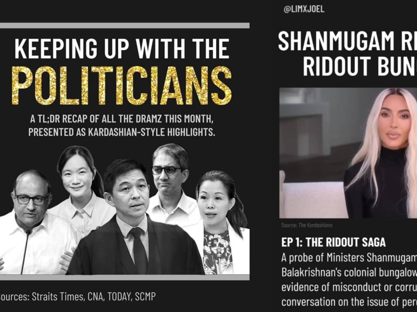 'Keeping Up With The Politicians': S’porean content creator spent 12 hours making Kardashians-themed video of SG current affairs