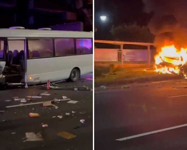 4 arrested after Bukit Timah accident involving school bus ferrying ACS kids; 2 children taken to hospital