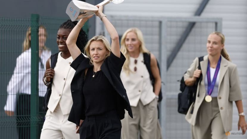 England women return home to heroes' welcome after Euro 2025 win